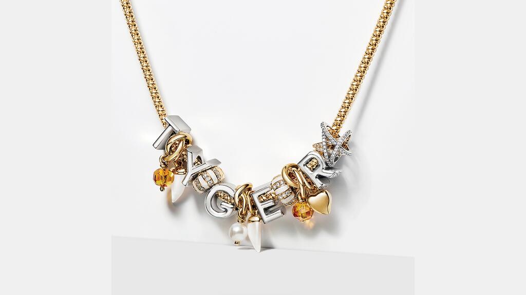 Tyla’s curated collection includes the letters to spell out “Tyger,” a name for her fanbase. Pandora Tyla Tyger charm necklace